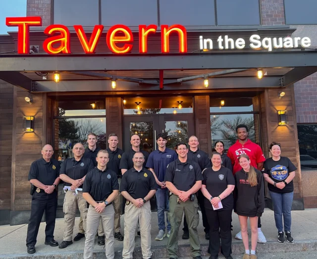 Badges to Aprons, All for a Cause🚔🚨💙

Yesterday, our Tavern in the Square family had the honor of teaming up with local police departments for a day of service with purpose. Officers traded in their badges for aprons during our Tip-A-Cop event, all to raise money for the incredible athletes of Special Olympics Massachusetts.👟

From laughs with guests to heartfelt conversations, the energy in our restaurants was something special—and it’s all thanks to this amazing community that continues to show up and give back.💙

Together, we’re making a difference. If you missed the event but still want to support, visit @specialolympicsma to donate or get involved.