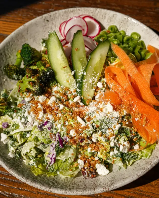 Sunset Salads & Patio Vibes 🌿🌇

Crunch into summer with the freshest bite on the block — our Garden Crunch salad is light, vibrant, and packed with flavor 💚 Made with romaine, kale, red cabbage, ricotta salata, cucumber, tart cherries, spicy broccoli, radish, carrot, snap peas, pepitas, crispy quinoa, and scallion ranch.

Whether you're meeting up with friends or catching up with family, there's no better place to gather than one of our patios during golden hour. Sunset + salad = perfection.

✨ Pro tip: Pair it with a cocktail and stay awhile 😎

Tag your crew & grab a table tonight — summer evenings are better at Tavern! ☀️🥗 #TavernInTheSquare #PatioSeason